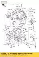 130Z0610, Kawasaki, bout-flens zx600-e10 kawasaki zx zz r zzr 600 2002 2003 2004 2005 2006, Nieuw