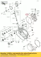 110610869, Kawasaki, junta, tampa da embreagem kx85cef kawasaki  kx 85 2014 2015 2016 2017 2018 2019 2020, Novo