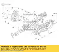 B015269, Piaggio Group, cojinete radial piaggio beverly bv mp3 350 maxi sport x x10 zapm69 zapm69300, zapm69400 zapma20s zapma2200 zapmd220,  zapmd2200 zapta130 zaptd120 350 400 2011 2012 2013 2014 2015 2016 2017 2018 2019 2020 2021 2022, Nuevo