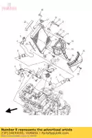 23P124830000, Yamaha, pijp 3 yamaha  xt 1200 2010 2011 2012 2014 2015 2017 2019 2020 2021, Nieuw