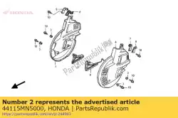 Aquí puede pedir quedarse, r. Fr. Cubierta de la rueda de Honda , con el número de pieza 44115MN5000: