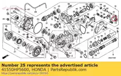 Qui puoi ordinare forcella comp., fr. Clu finale da Honda , con numero parte 41550HP5600:
