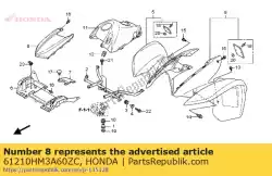 Tutaj możesz zamówić w tej chwili brak opisu od Honda , z numerem części 61210HM3A60ZC: