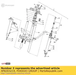 Here you can order the lower plate cover from Piaggio Group, with part number AP8203214: