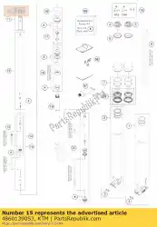 Qui puoi ordinare toccare compressione cpl. Da KTM , con numero parte 48601390S3: