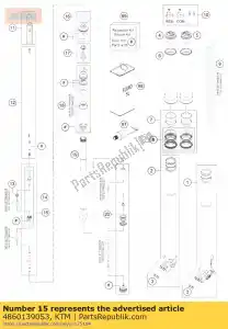 ktm 48601390S3 toccare compressione cpl. - Il fondo