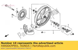 Aqui você pode pedir o engrenagem, velocímetro em Honda , com o número da peça 44806KPP901: