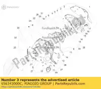 656343000C, Piaggio Group, dashboardkastje deur piaggio beverly bv zapm69 zapm69200 zapm69300, zapm69400 zapma20s zapma210 zapma2100 zapma2200 125 300 350 2010 2011 2012 2013 2014 2015 2016 2017 2018 2019 2020 2021 2022, Nieuw