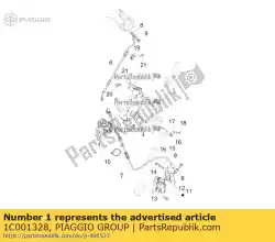 Aquí puede pedir unidad de control electrohidráulico abs de Piaggio Group , con el número de pieza 1C001328: