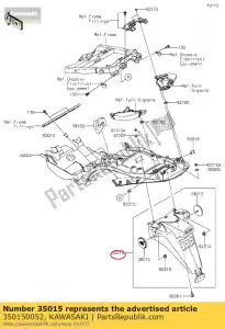 kawasaki 350150052 flap-comp,rr zx1400ecf - Bottom side