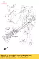 11DF48460100, Yamaha, capa 2 yamaha xt 660 2008 2009 2010 2011 2012 2015, Novo