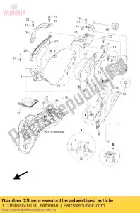 yamaha 11DF48460100 cover 2 - Bottom side