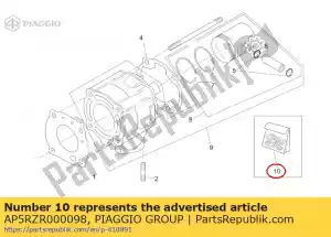 Piaggio Group AP5RZR000098 zestaw uszczelek - Dół