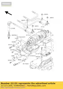 kawasaki 211211268 accensione a bobina, # 2 e # 3 zr1100-c1 - Il fondo