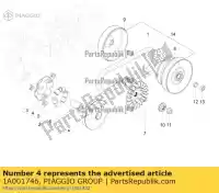 1A001746, Piaggio Group, but regulatorowy aprilia vespa met0000ha, metm858e, met0002ha, metm8500, metm858f,  met0001a met0001aa met0001aawh, metm9100 met0001aawj met0002ja;met0000ja metm918e, met0001a metm918f metmd 150 160 2016 2017 2018 2019 2020 2021 2022, Nowy