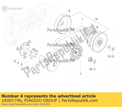 Aprilia 1A001746, But regulatorowy, OEM: Aprilia 1A001746