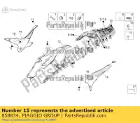 858834, Piaggio Group, lh painel lateral aprilia  rsv rsv4 rsv4 tuono tuono tuono v zd4kg000 zd4kgu00 zd4rkl00zd4rkl01 zd4tyg00, zd4tycc0 zd4tyh00, zd4tycc1 zd4tyu00 zd4tyua0 1000 1100 2009 2010 2011 2012 2013 2014 2015 2016 2017 2018, Novo