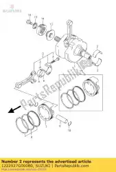 Here you can order the bearing,cranksh from Suzuki, with part number 1222927G000B0: