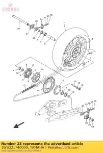 yamaha 1WS221740000 fim 1 - Lado inferior