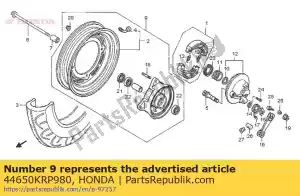 honda 44650KRP980 sub assy ruota., fr. - Il fondo