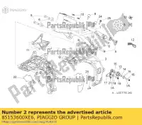 85153600XE6, Piaggio Group, painel lateral direito. s.grey aprilia  caponord dorsoduro shiver zd4kb000 zd4kbu00 zd4kh000 zd4kh001 zd4khu00 zd4khu01 zd4rag00 zd4sm000, zd4sma00, zd4smc00, zd4smc01 zd4tv000, zd4tv001, zd4tva00, zd4tva01, zd4tvc00,  zd4vk000, zd4vka, zd4vk001, zd4vka01 zd4vkb000, zd4vkb001, zd4vkb00, Novo