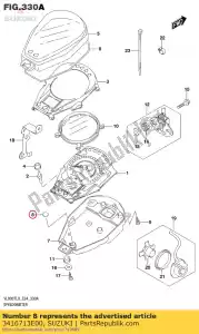 suzuki 3416713E00 sello - Lado inferior