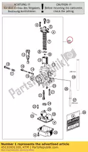 ktm 45131001100 carbur. bonjour. phbg 19 bs 2001 - La partie au fond