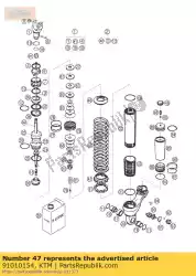 Ici, vous pouvez commander le pas de description disponible auprès de KTM , avec le numéro de pièce 91010154: