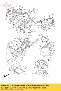 yamaha 3C3215410000 demper 1 - Onderkant