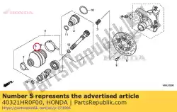 Here you can order the boot, yoke joint from Honda, with part number 40321HR0F00: