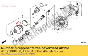 Honda 40321HR0F00 laars, jukgewricht - Onderkant