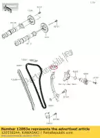 120530244, Kawasaki, guide-chain,rr ex400gjf kawasaki  klf 300 400 2000 2001 2002 2003 2004 2005 2006 2018 2019 2020 2021, New