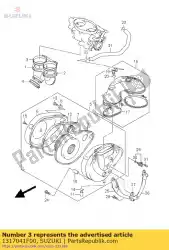 Here you can order the clamp comp,inta from Suzuki, with part number 1317041F00: