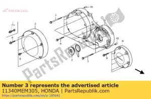 Honda 11340MEM305 cover set, koppeling - Onderkant