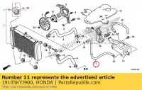 19105KYJ900, Honda, nessuna descrizione disponibile al momento honda  cbr 250 300 2013 2017 2018, Nuovo