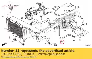 honda 19105KYJ900 geen beschrijving beschikbaar op dit moment - Onderkant