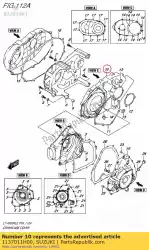 Ici, vous pouvez commander le housse, ceinture en v auprès de Suzuki , avec le numéro de pièce 1137011H00: