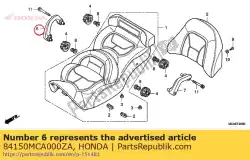 Aquí puede pedir agarre, r. Pasajero * nh1 * (nh1 negro) de Honda , con el número de pieza 84150MCA000ZA:
