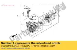 Qui puoi ordinare nessuna descrizione disponibile al momento da Honda , con numero parte 16060MFS003: