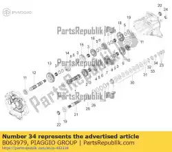 Qui puoi ordinare boccola da Piaggio Group , con numero parte B063979: