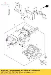 suzuki 3571210F00 obiektyw - Dół