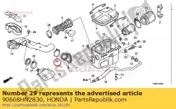 Tutaj możesz zamówić zespó?, pod?? Cz filtr powietrza od Honda , z numerem części 90668HN2830: