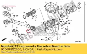 Honda 90668HN2830 zespó?, pod??cz filtr powietrza - Dół