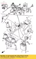 975270656500, Yamaha, bout, met ring yamaha fz fzr 600 750 1000 1987 1988 1989 1990 1991 1992 1993, Nieuw