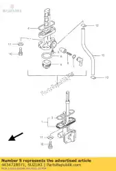 Aqui você pode pedir o copo, torneira de combustível s em Suzuki , com o número da peça 4434728071: