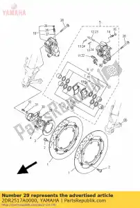 yamaha 2DR2517A0000 housing, sensor front - Bottom side