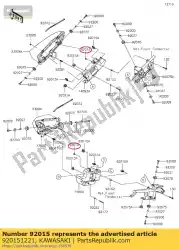 Qui puoi ordinare dado, blocco 5mm da Kawasaki , con numero parte 920151221: