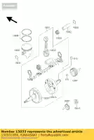 130331056, Kawasaki, bearing-small end kx125-g1 kawasaki kdx kx 125 200 1989 1990 1991 1992 1993 1994 1995 1996 1997 1998 1999 2000 2001 2002 2003, New