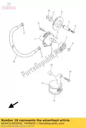 Aquí puede pedir manguera de Yamaha , con el número de pieza 904451400900: