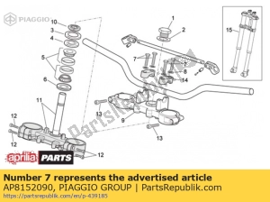 aprilia AP8152090 ?ruba sze?ciok?tna m7x35 - Dół